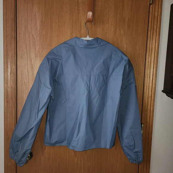 NWT ✨️$25 Princess Polly Rinch L/S Top In Steel Blue Size 2 - Picture 8 of 9